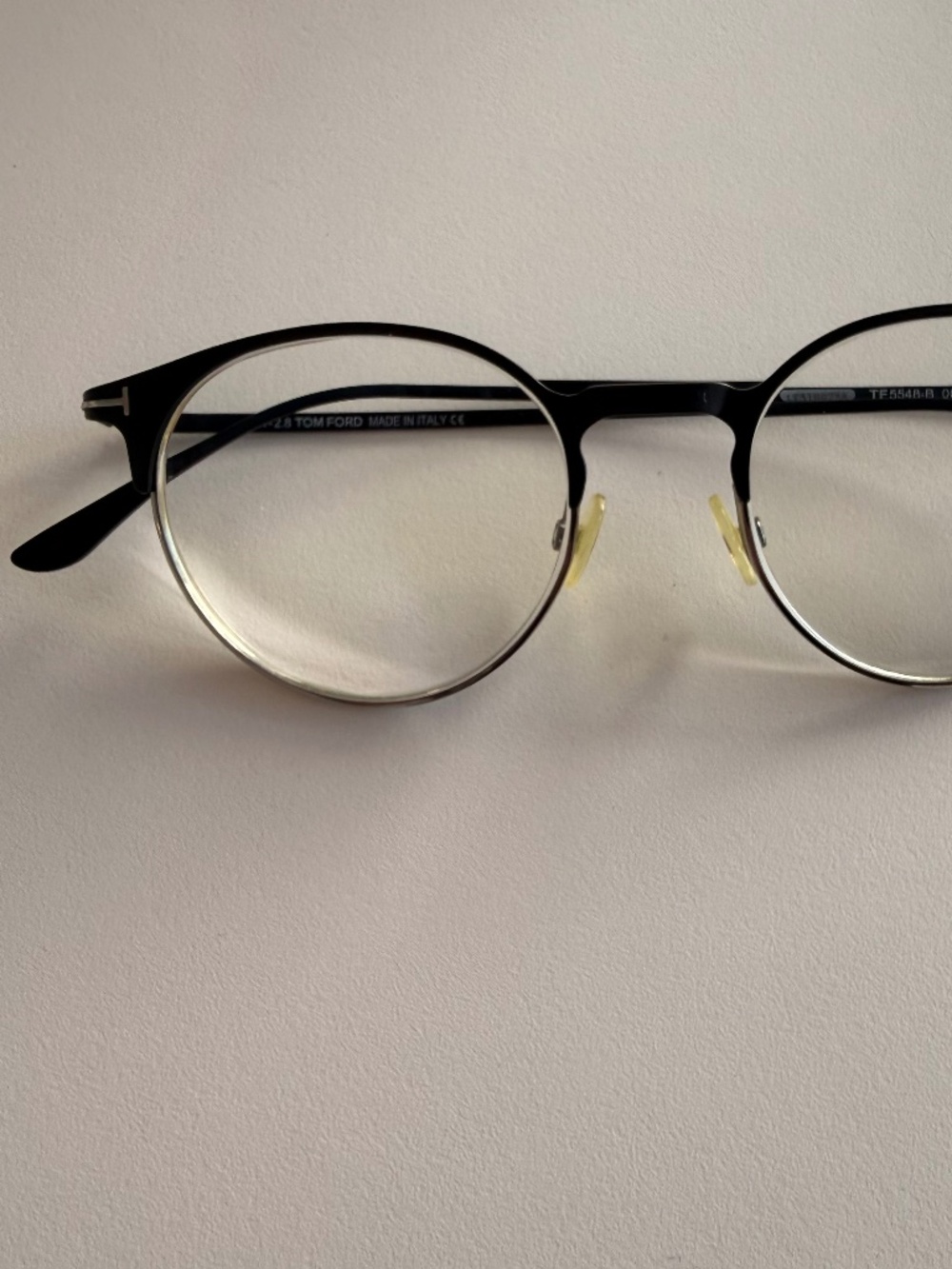 Tom Ford Black Round Eyeglasses